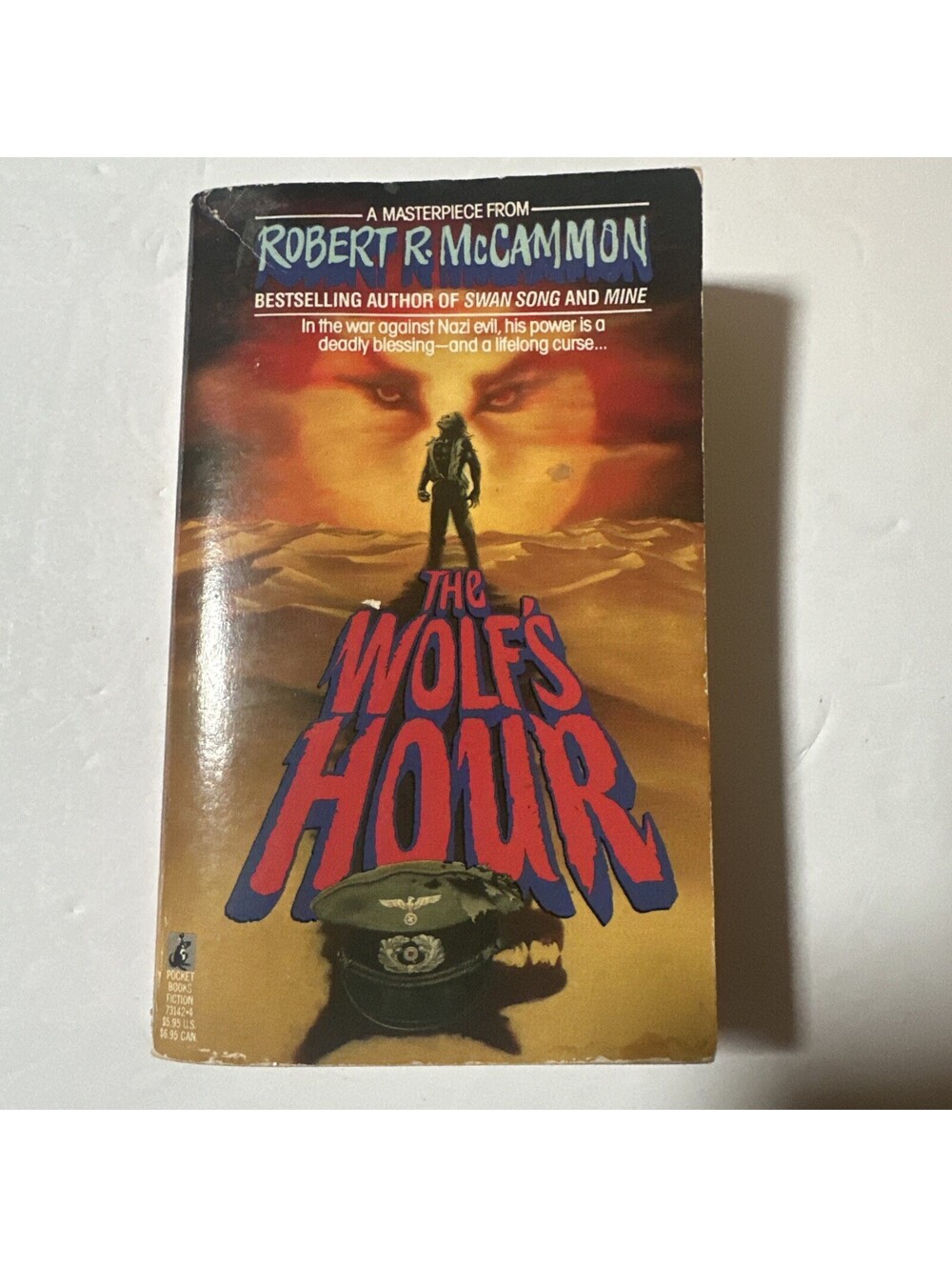 The Wolf's Hour Robert R McCammon 1989 Pocket Books Horror Paperback